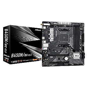 Asrock B450M/AC R2.0 pagrindinė plokštė