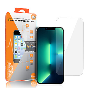 Oranžinis grūdintas stiklas, skirtas IPHONE 16 PLUS