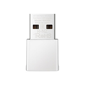 Mercusys AC1300 Nano belaidis dviejų juostų USB adapteris | Mercusys | AC1300 Nano belaidis dviejų juostų USB adapteris