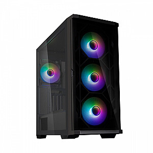 Dėklas Z10 DUO ATX Mid Tower ZM-IF 120 x4