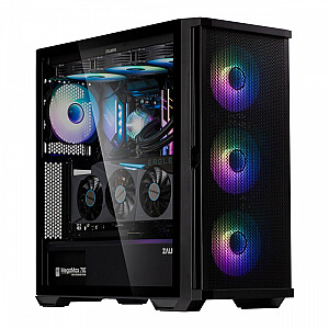 Dėklas Z10 DUO ATX Mid Tower ZM-IF 120 x4