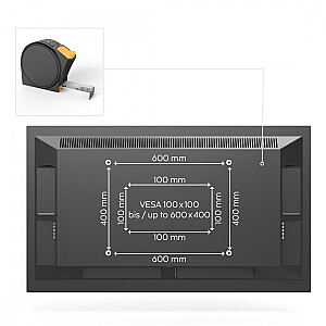 Uchwyt LCD/LED Vesa 600x400 полный M 84 калибр