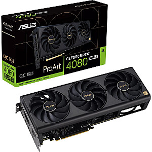 „Asus ProArt GeForce RTX 4080 SUPER OC“ 16 GB GDDR6X vaizdo plokštė (PROART-RTX4080S-O16G)