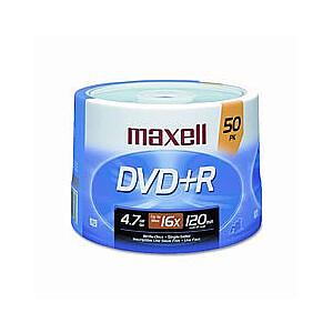 Maxell DVD+R 4.7GB 16x Spindle 50pk 50 шт.