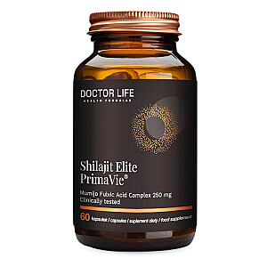 DOCTOR LIFE Shilajit Elite PrimaVie комплекс фульвокислот Мумиё пищевая добавка 60 капсул