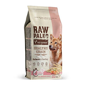 VetExpert Raw Paleo Healthy Grain Salmon&Barley Adult - Karma sucha dla psów - 10kg