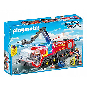 Playmobil City Action 77371 oro uosto gaisrinis automobilis su šviesa ir garsu