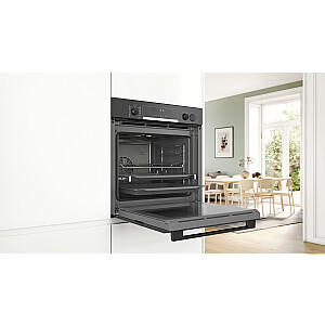 Bosch Serie 6 HRA5380B0 oven 71 L 3600 W A Black, Stainless steel