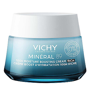 VICHY Mineral 89 bogaty krem nawilżający do twarzy 100H 50ml