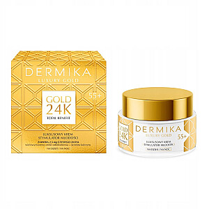 DERMIKA Luxury Gold 24K luksusowy krem-eliksir 55+ 50ml