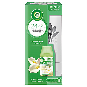 AIR WICK SET Freshmatic automatyczny odświeżacz powietrza + wkład zapachowy Białe Kwiaty 250ml