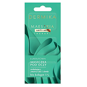 DERMIKA Maestria Anti-Age Therapy Bio Collagen 5% роскошная маска для глаз 3 x 1,5 мл