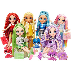 MGA Rainbow High Classic Doll Skyler su gleivėmis ir augintiniu 28 cm 120216