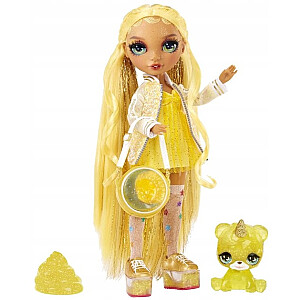 MGA Rainbow High Classic Doll Sunny Madison su gleivėmis ir augintiniu 28 cm 120186