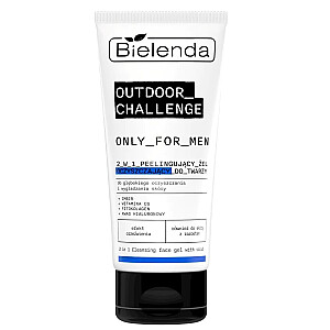 Bielenda Only For Men Outdoor Challenge 2в1 пилинг-гель для очищения лица 150г