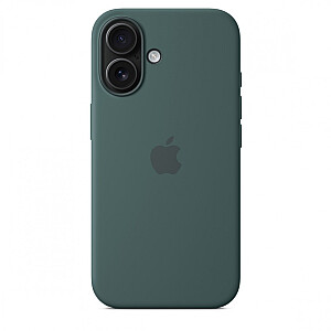 Apple iPhone 16 Silicone Case with MagSafe lake green