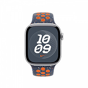 Pasek sportowy Nike w kolorze błękitnego płomienia do koperty 42 mm - rozmiar S/M