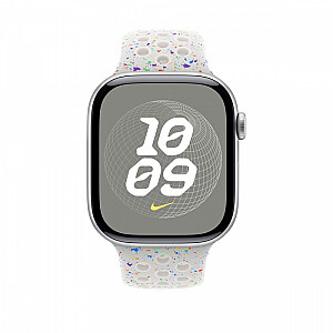 Pasek sportowy Nike w kolorze czystej platyny do koperty 46 mm - rozmiar M/L