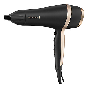 Remington Salon Smooth Hair Dryer dovanų rinkinys | D6940GP | 2100 W | Temperatūros nustatymų skaičius 3 | Jonų funkcija | Difuzoriaus antgalis | Juoda