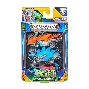 TEAMSTERZ Automobiliai „Beast Machine“, 3vnt, 7,5 cm