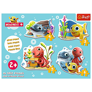 Dėlionė TREFL BABY PUZZLE Fish MiniMini 2+ T36125