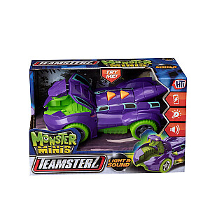 TEAMSTERZ Automobilis su šviesomis ir garsais „ Mighty Machine cobra“, 12,5 cm