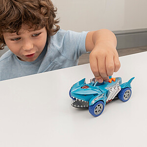 TEAMSTERZ Automobilis su šviesomis ir garsais „Mighty Machine shark“, 12,5 cm