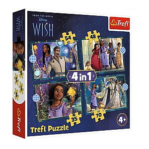 Пазл TREFL Disney Wish (35,48,54,70 GB) 4 in 1 4+ T34649