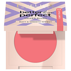 EVELINE Better Than Perfect Velvet Blush róż prasowany 02