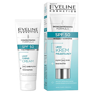 EVELINE Light Care Cream SPF50 + Ниацинамид для жирной и комбинированной кожи 30мл