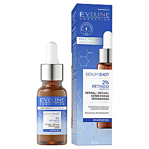 EVELINE Serum Shot 2% ретиноидный комплекс, очень сильное ночное средство, 18 мл