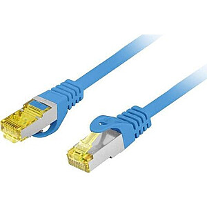 Lanberg PATCHCORD KAT.6A S/FTP LSZH CU 1,5M NIEBIESKI FLUKE PASSED LANBERG