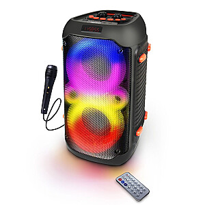 Esperanza EP156 BT FM LED RGB KARAOKE garsiakalbis juodas 20 W