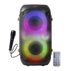 Esperanza EP156 BT FM LED RGB KARAOKE garsiakalbis juodas 20 W