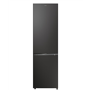 Candy Refrigerator | CNCQ2T620EB | Energy efficiency class E | Free standing | Combi | Height 205 cm | No Frost system | Fridge net capacity 289 L | Freezer net capacity 120 L | Display | 38 dB | Black