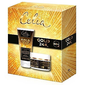 CELIA SET Set De Luxe Gold 24K крем против морщин 60+ для дня и ночи 50мл + крем для рук 80мл