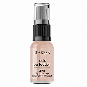 CLARESA Консилер для лица Liquid Perfection 2в1 104 Нюд 18г