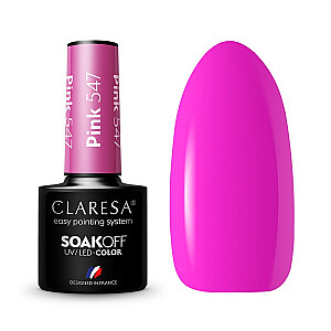 CLARESA Soak Off UV/LED Синий гибридный лак 547 5г