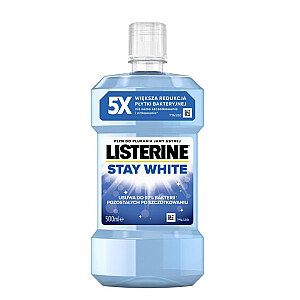 LISTERINE Mouthwash Stay White płyn do płukania jamy ustnej 500ml