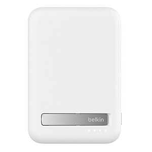 Powerbank ze standem 8000mAh Qi2 MagSafe Biały