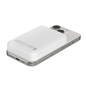 Powerbank с подставкой 8000мАч Qi2 MagSafe White