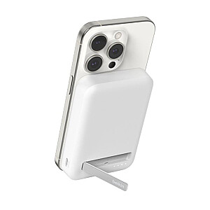 Powerbank с подставкой 8000мАч Qi2 MagSafe White