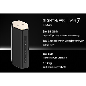 Маршрутизатор WiFi 7 BE18000 RS600 