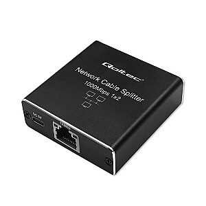 Разветвитель mini SWITCH 1x2 порта RJ45 | 1000 Мбит/с | USB-C| Алюминий 
