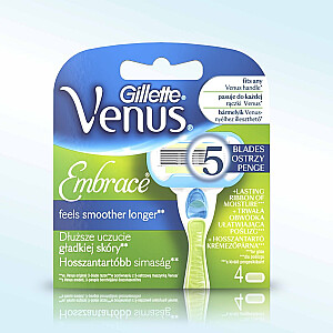 Gillette Venus Embrace skustuvo kasetės 4 vnt.