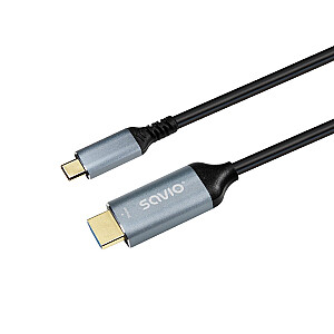 Кабель USB-C — HDMI v2.0b, 3 м, медь CL-184