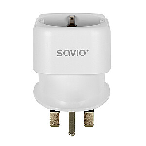 Adapter podróżny, gniazdo EU - wtyk UK AP-04