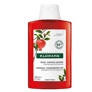 KLORANE Pomegranate Shampoo Colour-Treated Hair szampon do włosów farbowanych 200ml