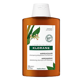 KLORANE Rebalancing Shampoo с балансирующим шампунем Galanga 200мл