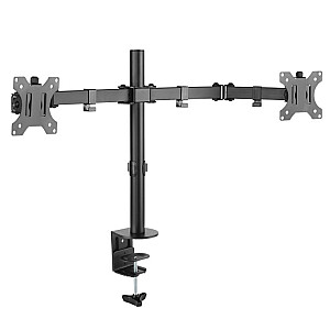 Double Desk Arm 2x LED/LCD 13-32 inch 2x 8kg